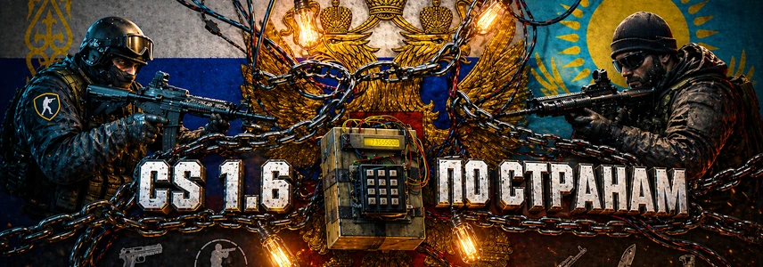 CS 1.6 по странам