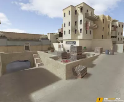 Карта «css_dust3_go» для CS 1.6