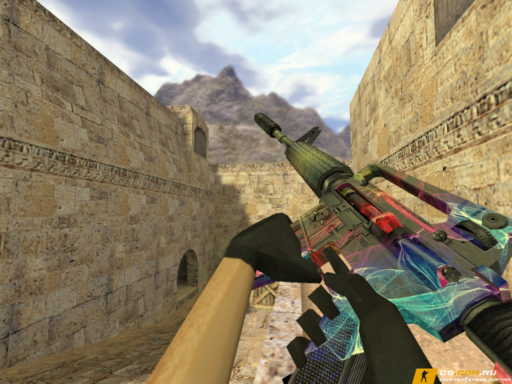 Модель M4A1 «Неоновый туман» для CS 1.6