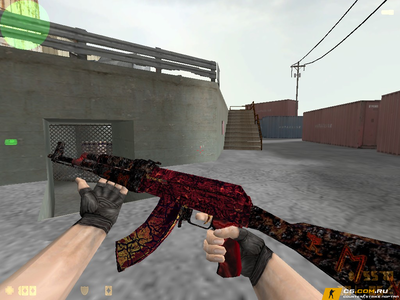 Модель AK-47 «Армагеддон» для CS 1.6