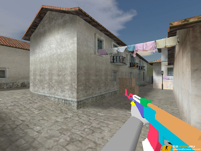 Модель AK-47 «Цветной» для CS 1.6