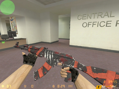 Модель AK-47 «Выживший» для CS 1.6
