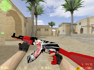 Модель AK-47 «Коллекция 893» для CS 1.6