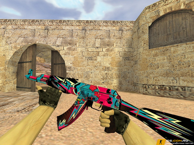 Модель AK-47 «Звездный вандал» для CS 1.6