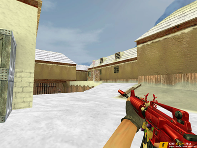 Модель M4A1 «Новогодняя» для CS 1.6