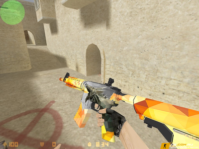 Модель М4А4 «Восставший из ада» для CS 1.6