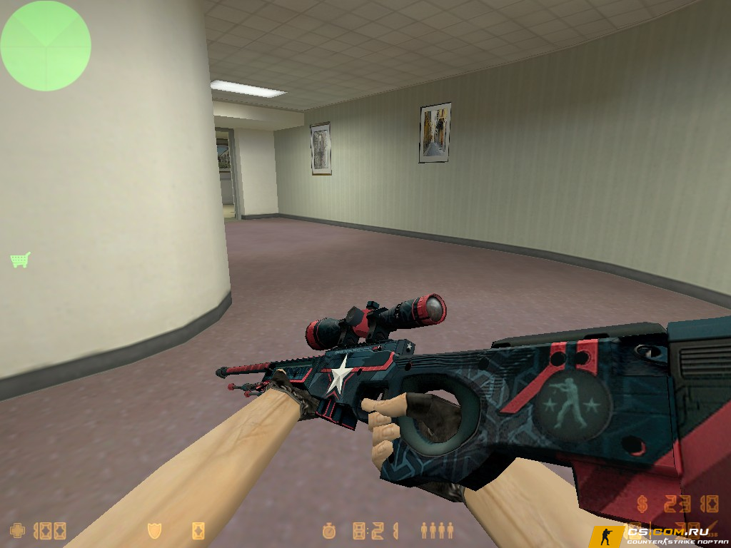 Модель AWP «Капитанский удар» для CS 1.6