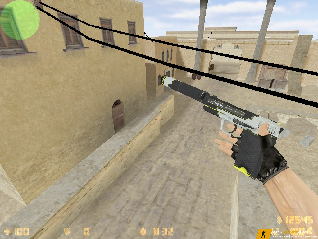 Модель USP-S Закрученный для CS 1.6