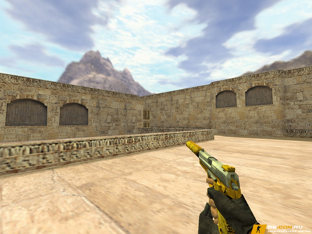 Модель USP Желтый дракон для CS 1.6