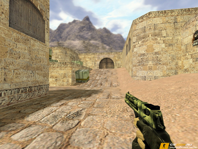 Модель Deagle Лесной камуфляж для CS 1.6