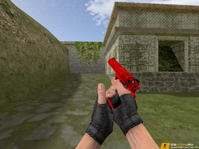 Модель Deagle Красный для CS 1.6
