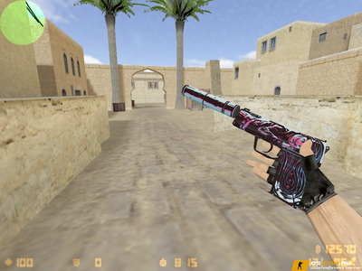 Модель USP-S Неонуар для CS 1.6