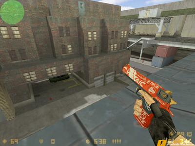 Модель Desert Eagle Кровавый спорт для CS 1.6