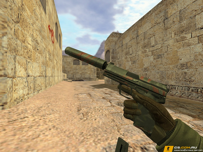 Модель USP Кровавый тигр для CS 1.6