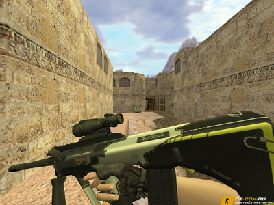 Модель AUG Закрученный для CS 1.6