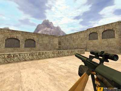 Модель AUG с глушителем для CS 1.6