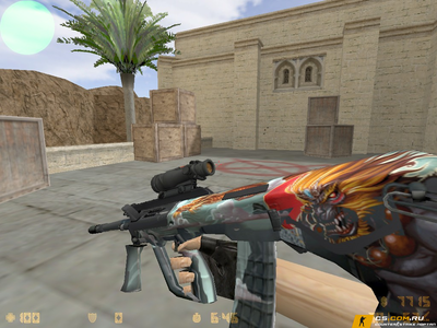 Модель AUG Азуро для CS 1.6