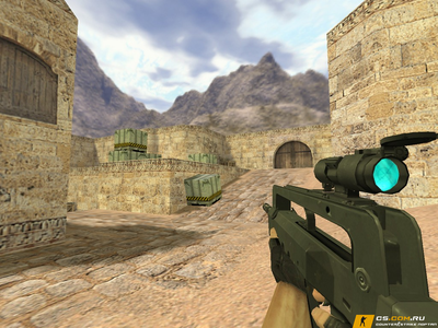 Модель Famas Синяя оптика для CS 1.6