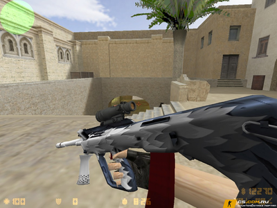 Модель AUG Белый Клык для CS 1.6