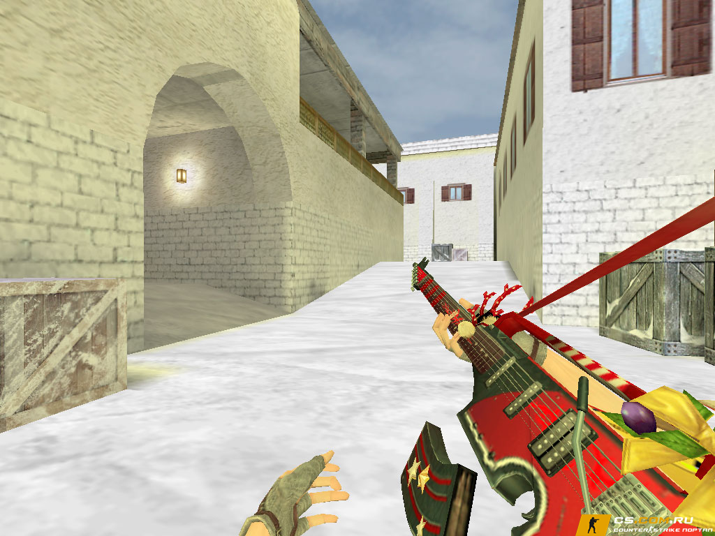 Модель Рождественская гитара для CS 1.6