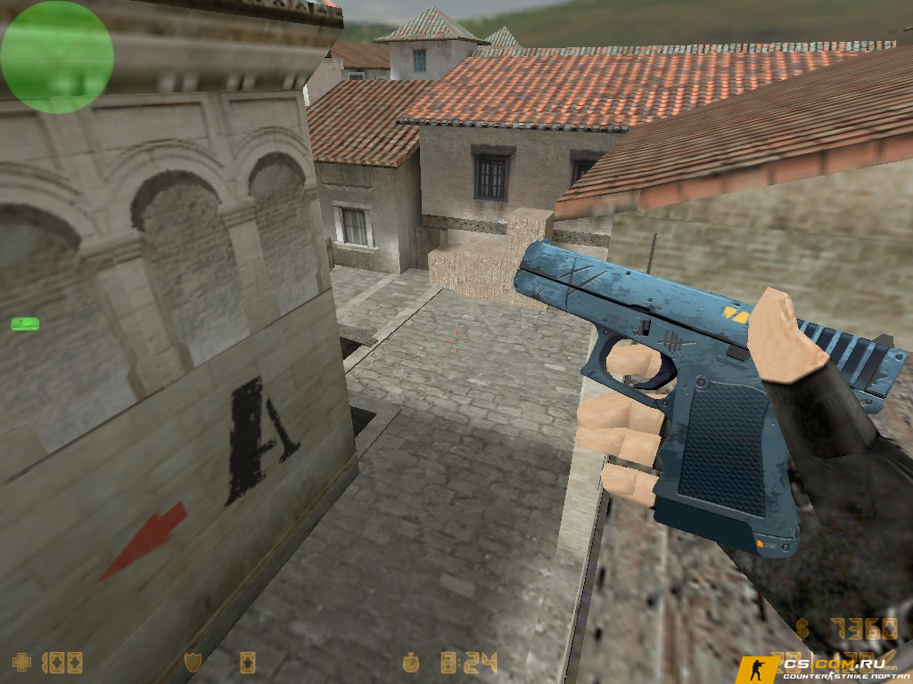 Модель Glock-18 Пришелец для CS 1.6