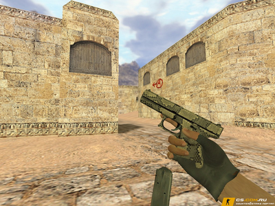 Модель Glock Гремучая смерть для CS 1.6