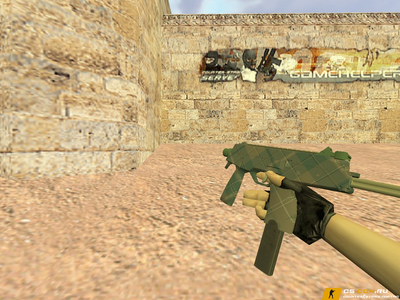 Модель MP9 Зеленая клетка для CS 1.6