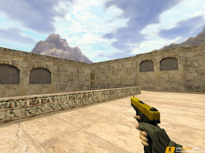 Модель Glock Золотой для CS 1.6