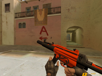 Модель MP5-SD Рубин для CS 1.6