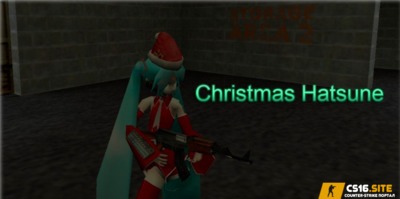 Модель Christmas Hatsune для CS 1.6