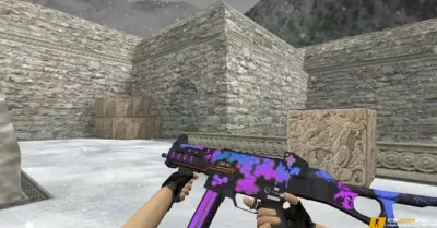 Модель HD UMP-45 «Cyberpunk» с анимацией осмотра для CS 1.6