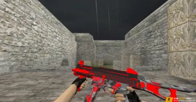 Модель HD UMP-45 «Agressor» с анимацией осмотра для CS 1.6