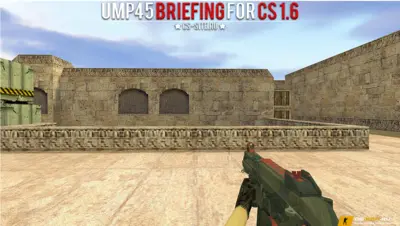 Модель UMP45 «Briefing» для CS 1.6