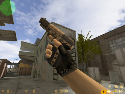 Модель Five-Seven Пустынный Камуфляж для CS 1.6