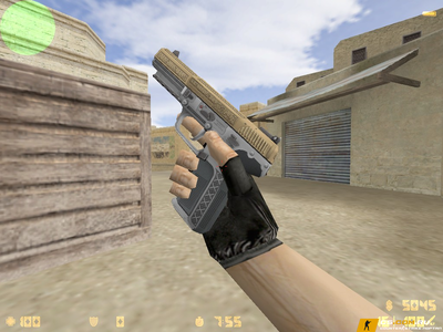 Модель Five-Seven Королевское Золото для CS 1.6