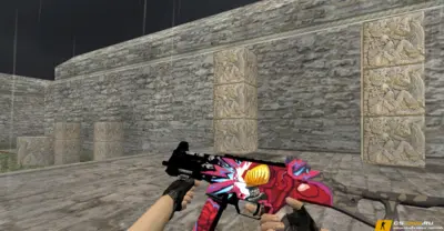 Модель HD UMP-45 «Overdrive» с анимацией осмотра для CS 1.6