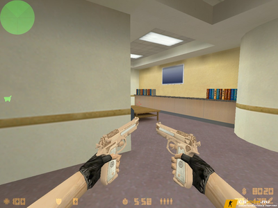 Модель Dual Elites Золотой картель для CS 1.6