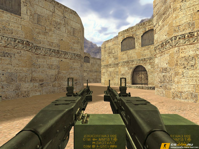 Модель Два пулемета Рембо для CS 1.6