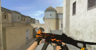 Модель HD UMP-45 «Blaze» с анимацией осмотра для CS 1.6