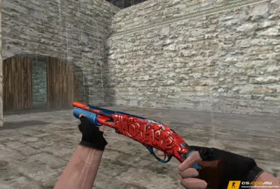 Модель HD Sawed-Off «Ghetto Blaster: Blue Magic» для CS 1.6