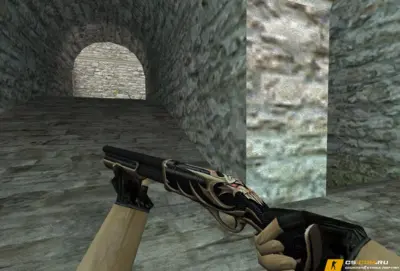 Модель HD Sawed-Off «Ragnarok» с анимацией осмотра для CS 1.6