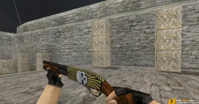 Модель HD Sawed-Off «Yorick» с анимацией осмотра для CS 1.6