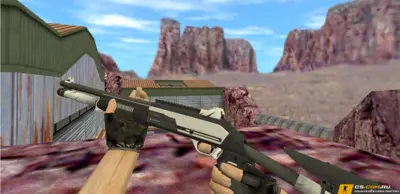 Модель HD XM1014 «Black Tie» с анимацией осмотра для CS 1.6