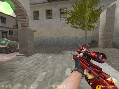Модель Новогодняя модель Scout для CS 1.6