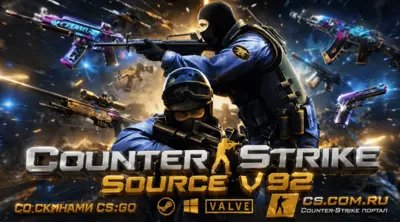 CS:S v92 (КС:С в92) со скинами из CS GO