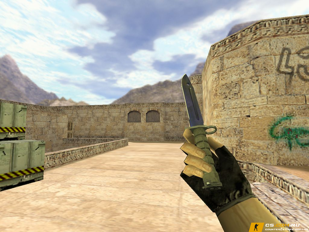 Модель штык-нож «Волны» для CS 1.6