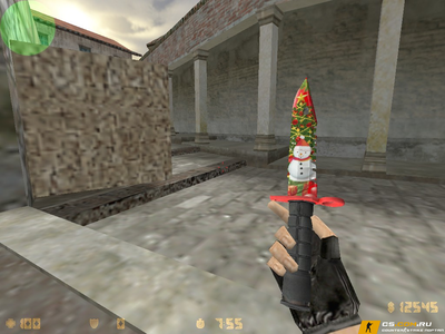 Модель Штык-нож «Рождество» для CS 1.6