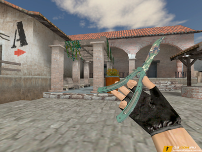 Модель Нож-бабочка «Северный лес» для CS 1.6