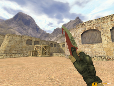 Модель Нож с лезвием-крюком «Автотроника» для CS 1.6