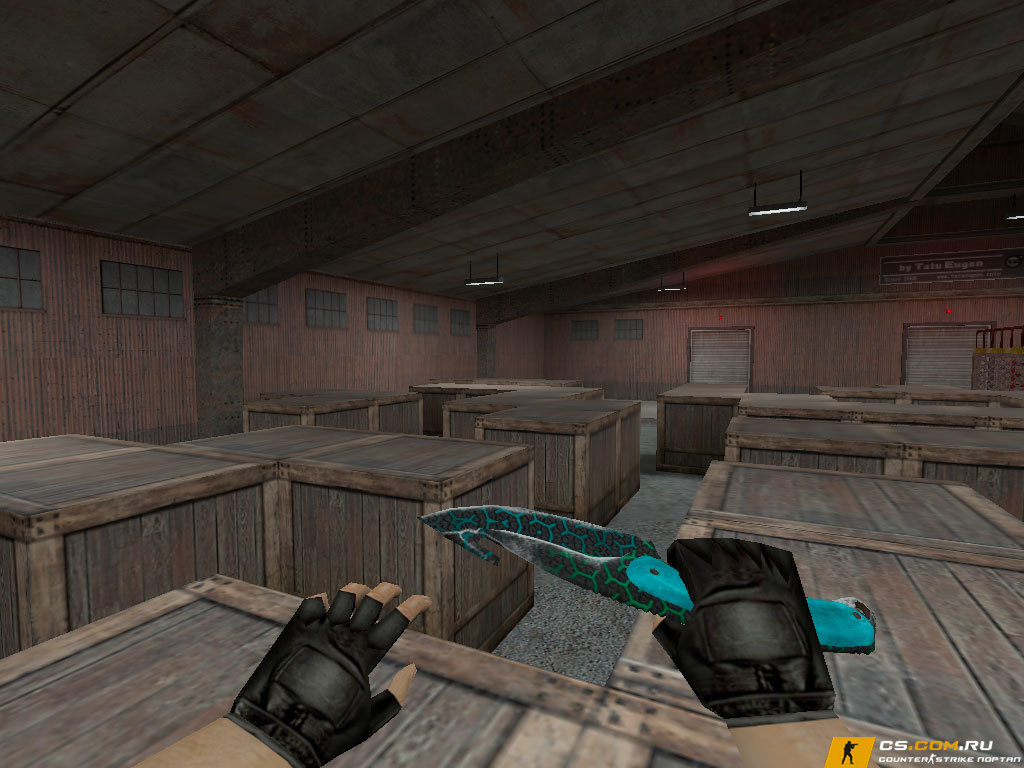 Модель Нож с лезвием крюком «Полимер» для CS 1.6